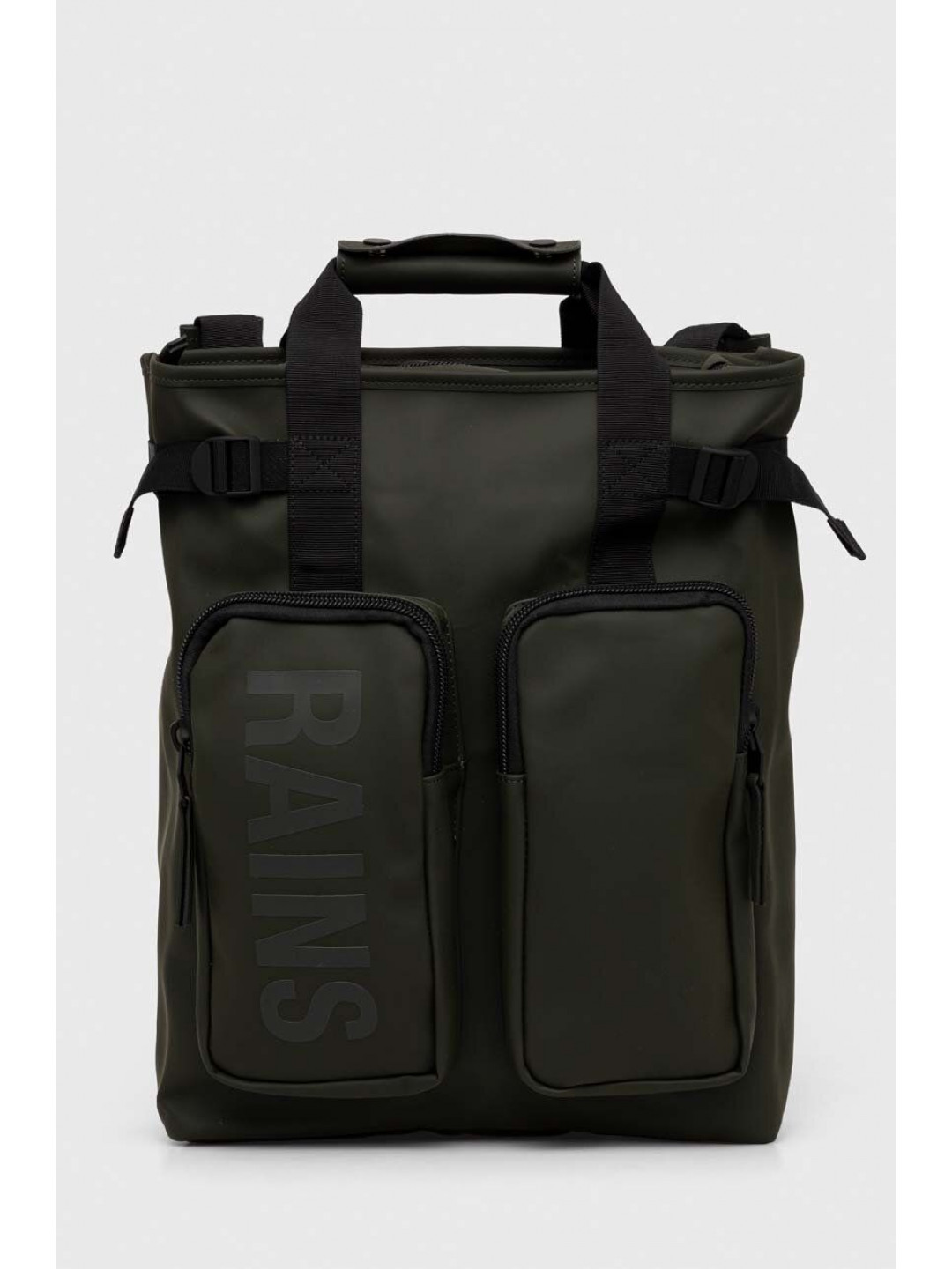 Batoh Rains 14240 Weekendbags zelená barva velký hladký