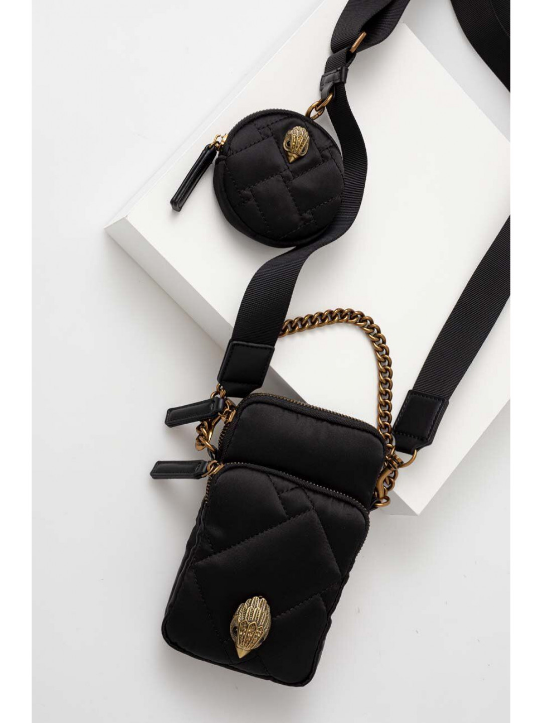 Kabelka Kurt Geiger London černá barva