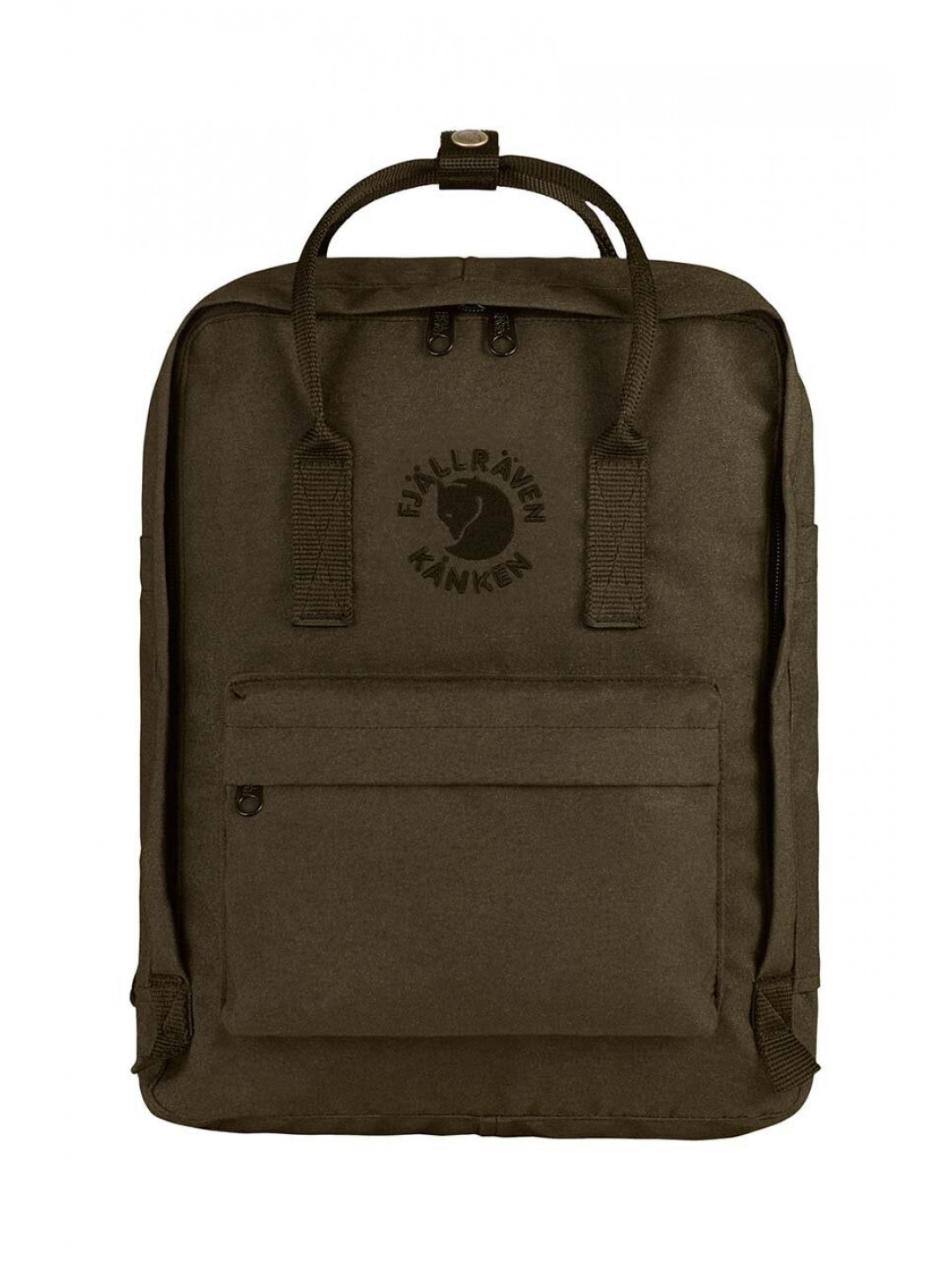 Batoh Fjallraven Re-Kanken zelená barva velký hladký