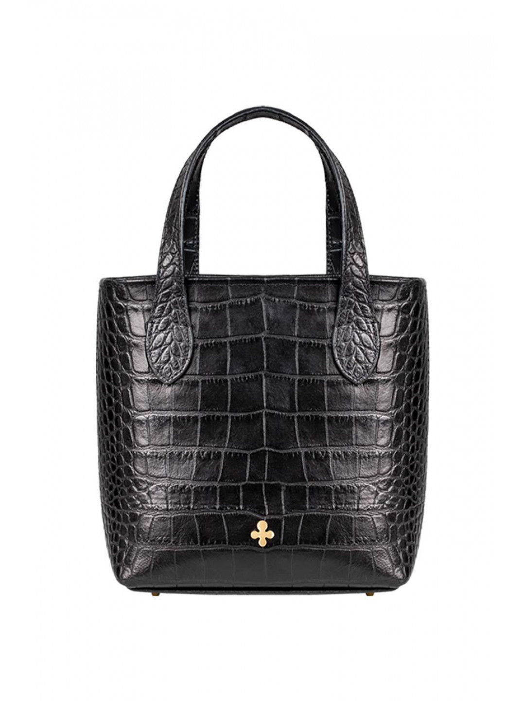 Kožená kabelka Lilou černá barva SHOP MIN COCJAN PO