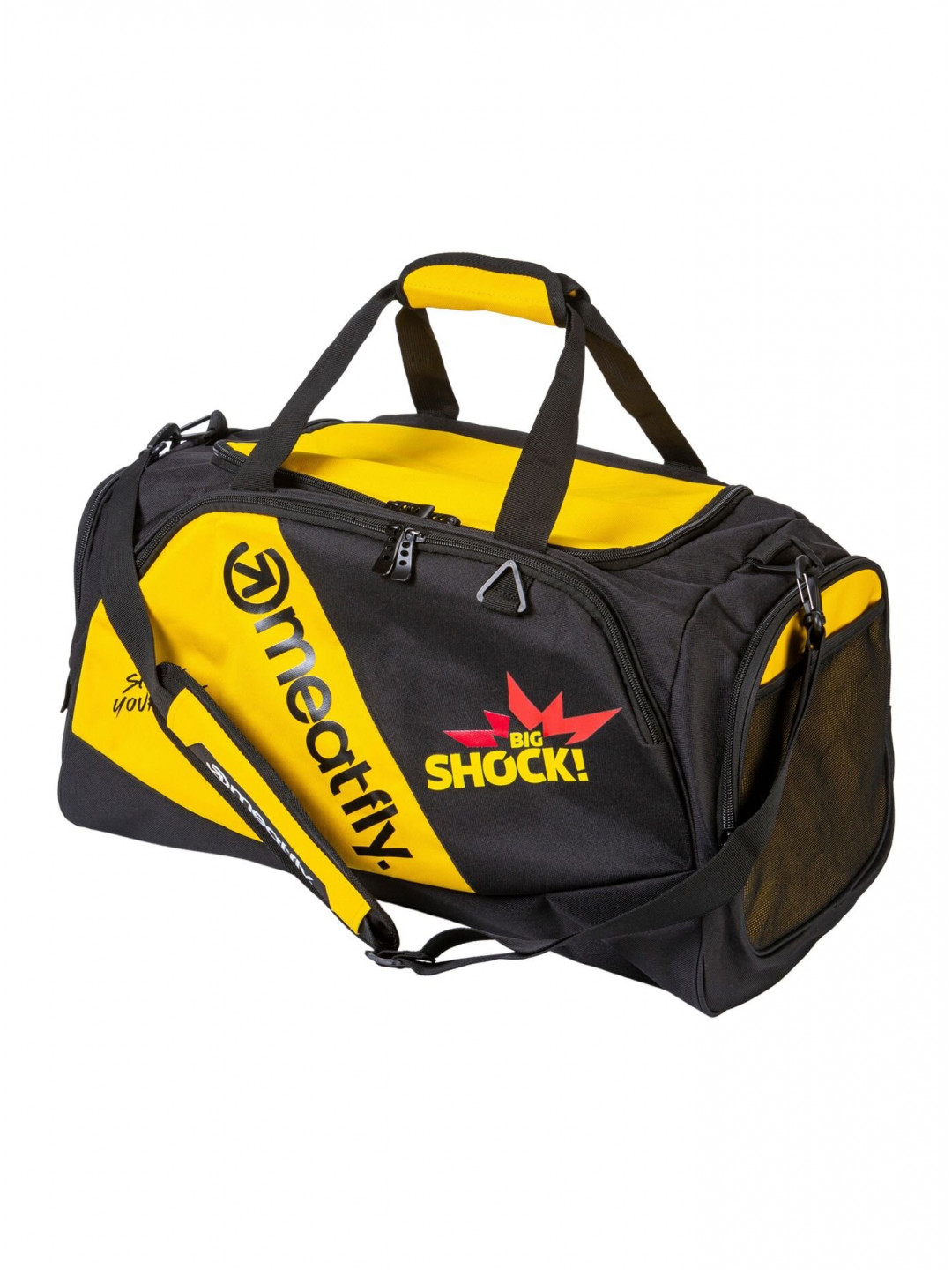 Meatfly cestovní taška Rocky Big Shock Černá Objem 30 L