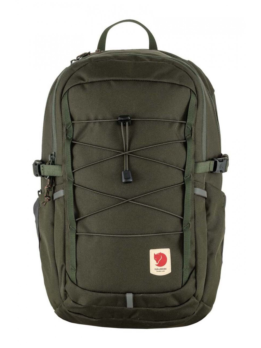 Batoh Fjallraven Skule 20 zelená barva velký hladký