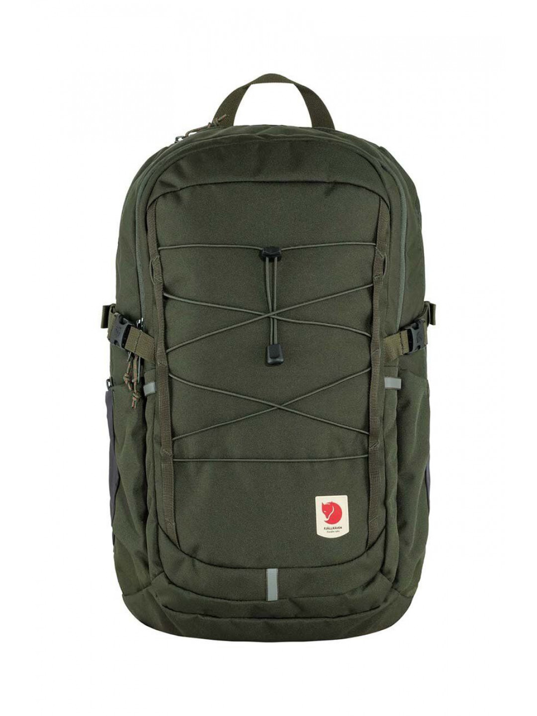 Batoh Fjallraven Skule 28 zelená barva velký hladký