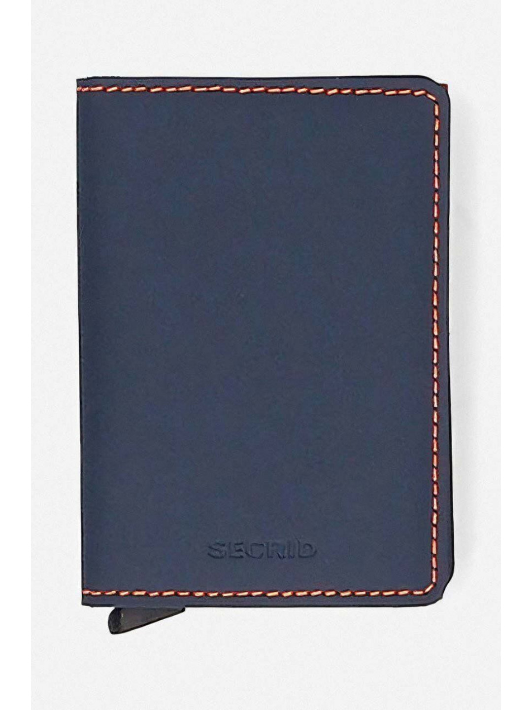 Peněženka Secrid Slimwallet Matte SM-Nightblue & Orange tmavomodrá barva