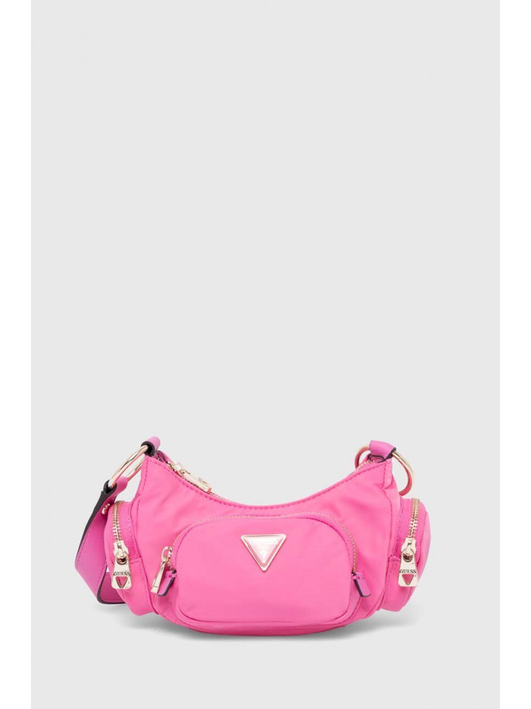 Kabelka Guess ECO GEMMA fialová barva HWEYG8 39571
