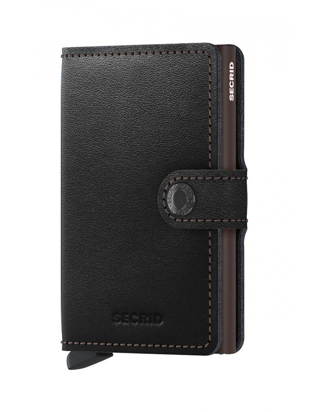 Kožená peněženka Secrid Black & Brown černá barva