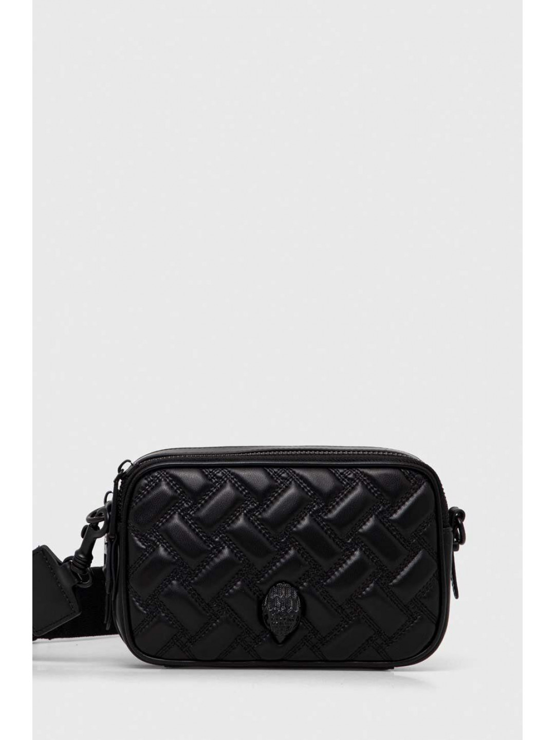 Kožená kabelka Kurt Geiger London černá barva
