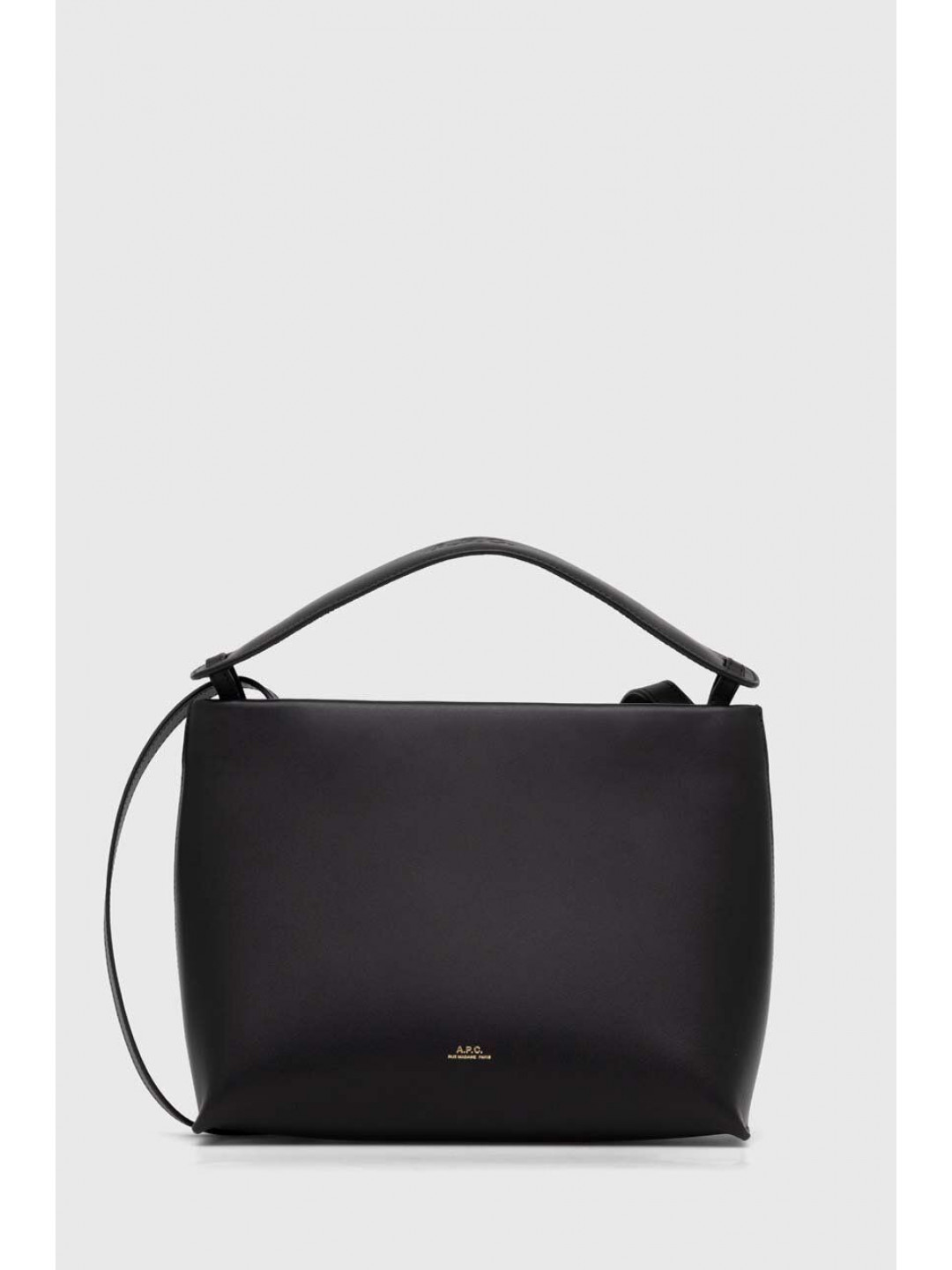 Kožená kabelka A P C Sac Ashley černá barva PXAWV F61739 LZZ