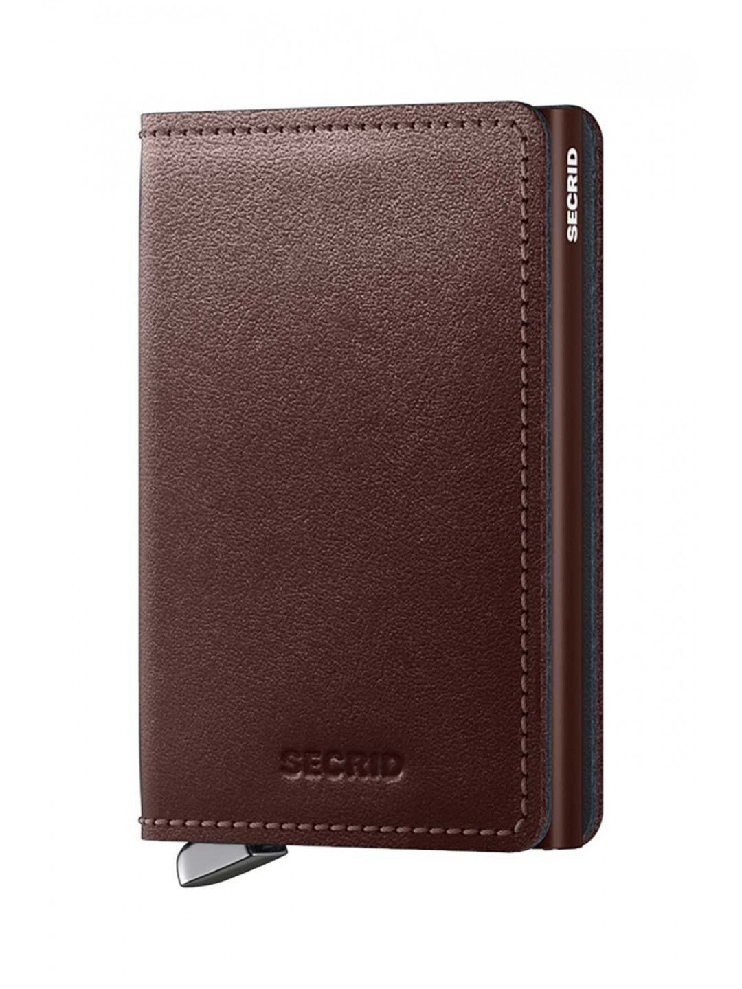 Kožená peněženka Secrid hnědá barva SDu-Dark Brown