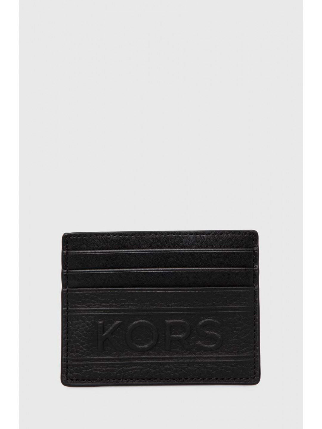 Kožené pouzdro na karty Michael Kors černá barva 39T4LHDD2O
