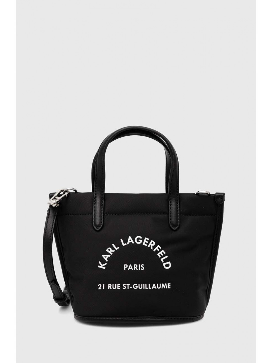 Kabelka Karl Lagerfeld černá barva 245W3069