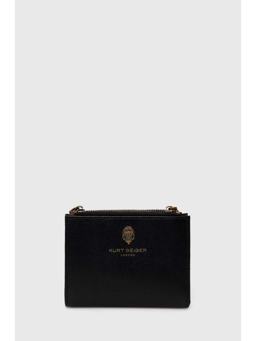 Kožená peněženka Kurt Geiger London MINI PURSE SHOREDITCH černá barva 9342000109