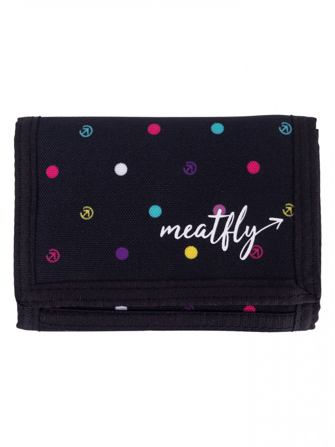 Meatfly peněženka Huey Color Dots Černá Velikost One Size