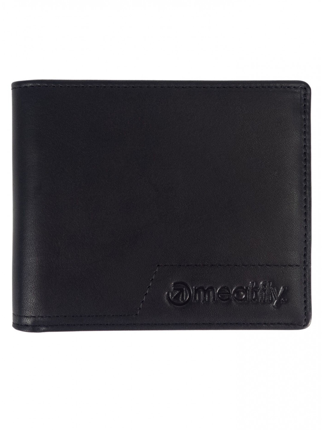 Meatfly kožená peněženka Eliot Premium Black Černá Velikost One Size
