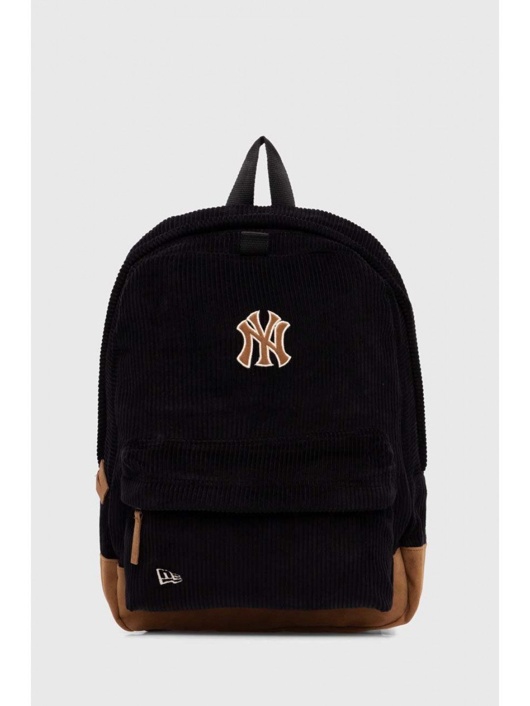 Bavlněný batoh New Era CORD NEW YORK YANKEES černá barva s aplikací 60503797