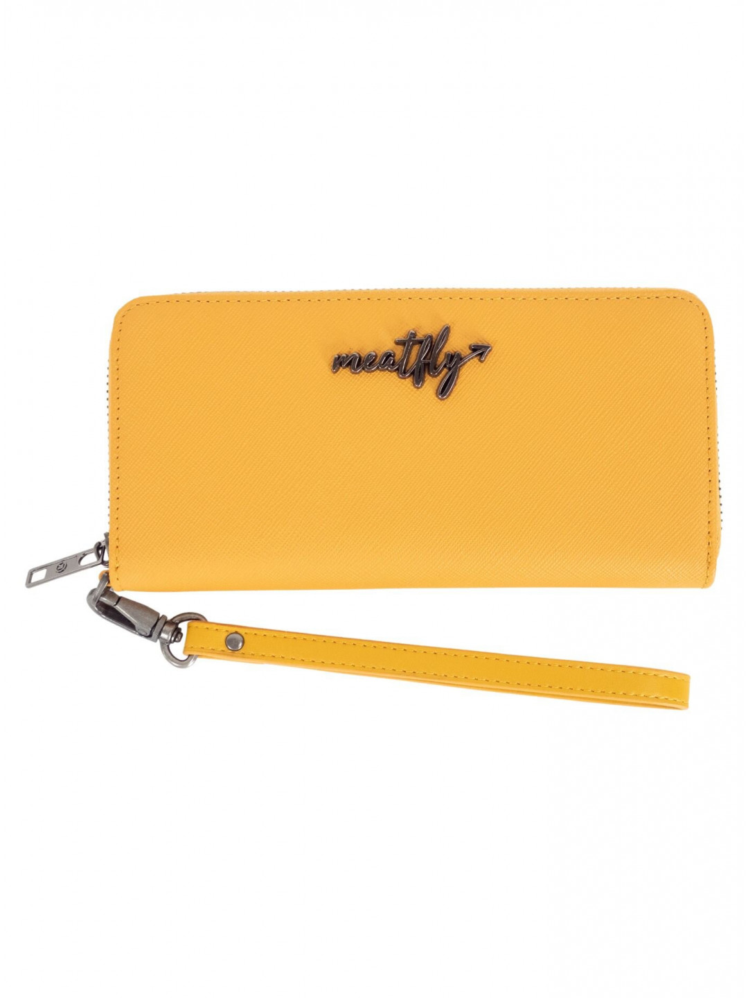 Meatfly kožená peněženka Leila Premium Yellow Žlutá Velikost One Size