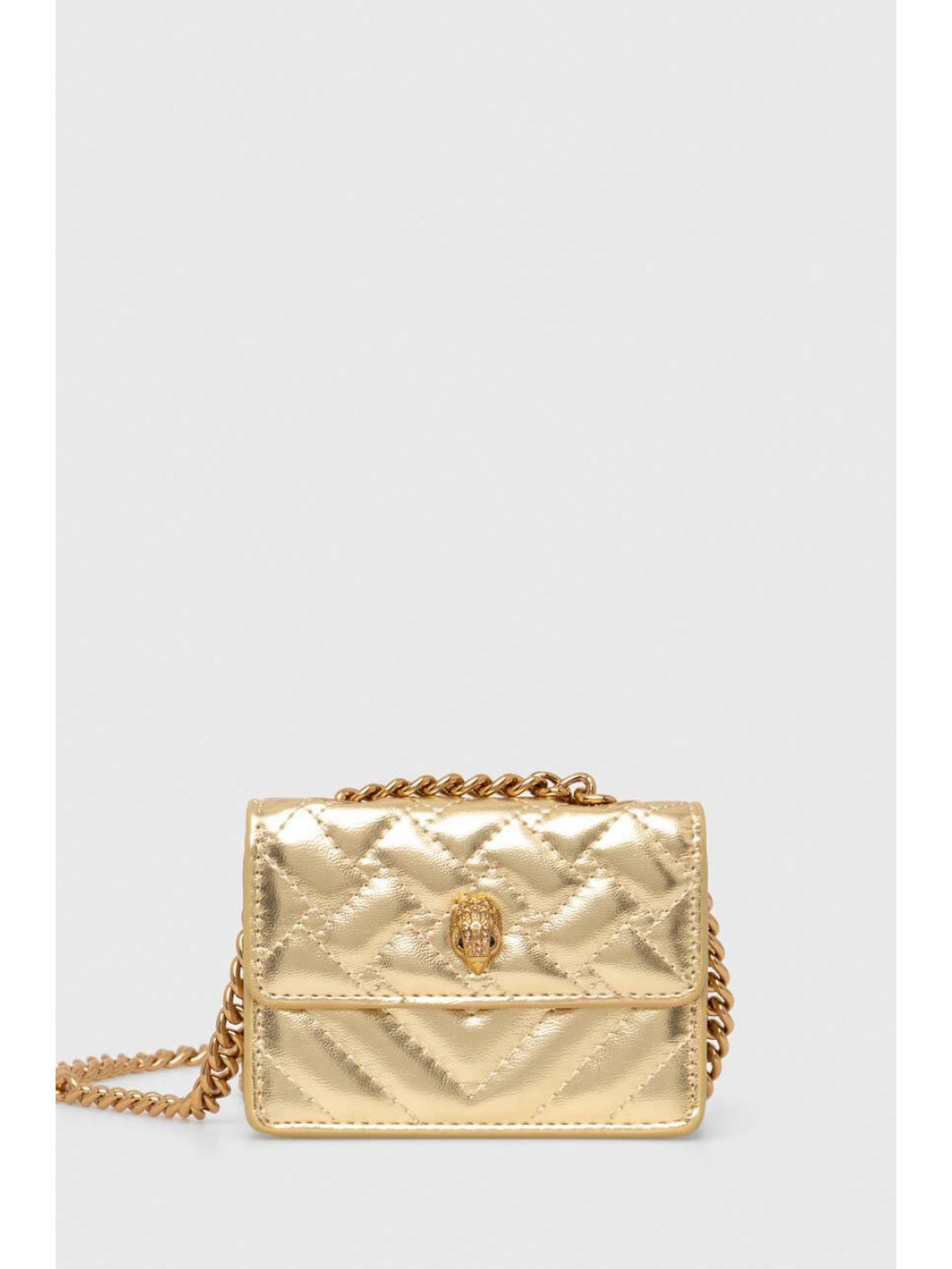 Kabelka Kurt Geiger London MICRO KENSINGTON zlatá barva 9548661979