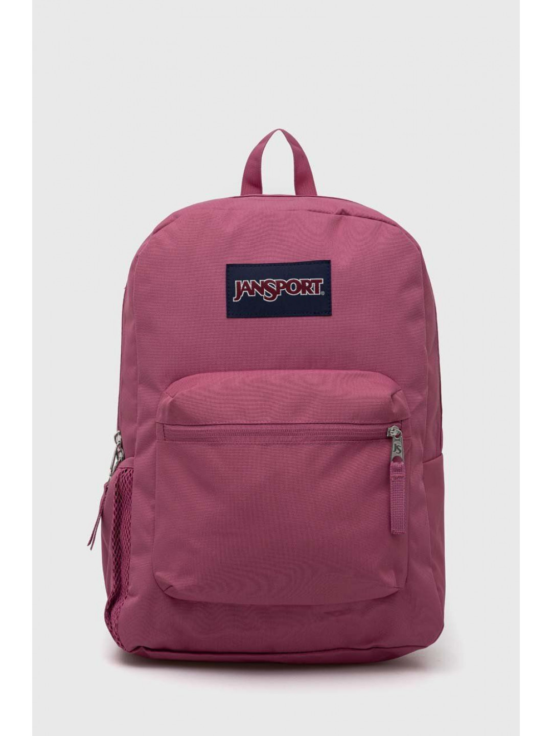 Batoh Jansport Cross Town růžová barva velký s aplikací EK0A5BAI8O11