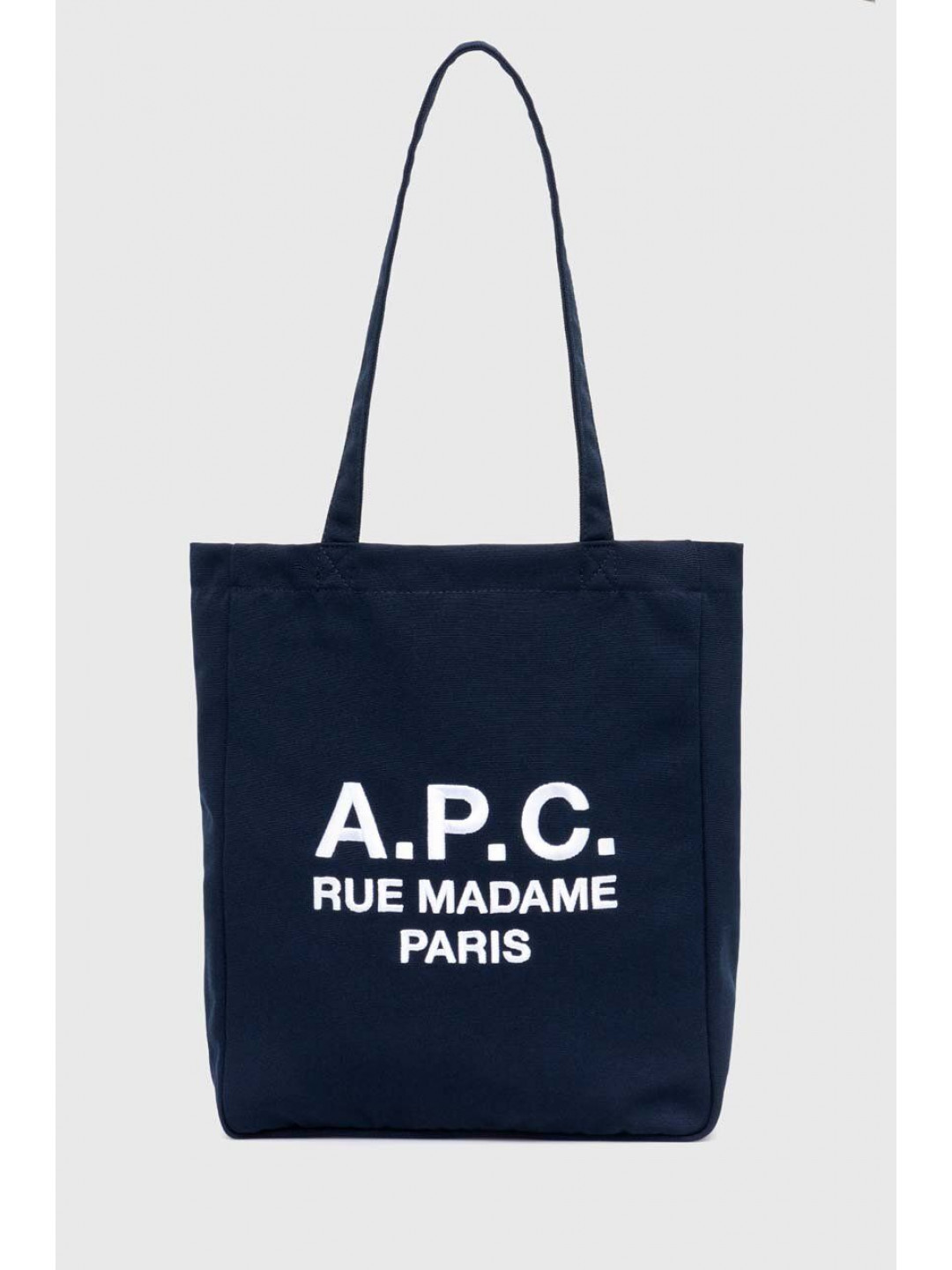 Taška A P C tote lou rue madame tmavomodrá barva PSAJS M61937