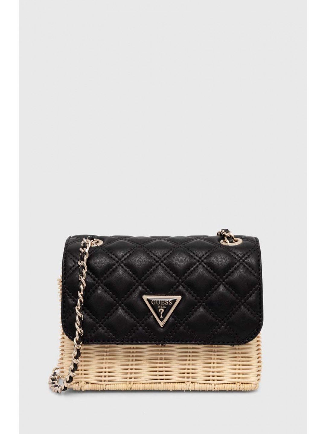 Kabelka Guess GIULLY černá barva HWSQ87 48170