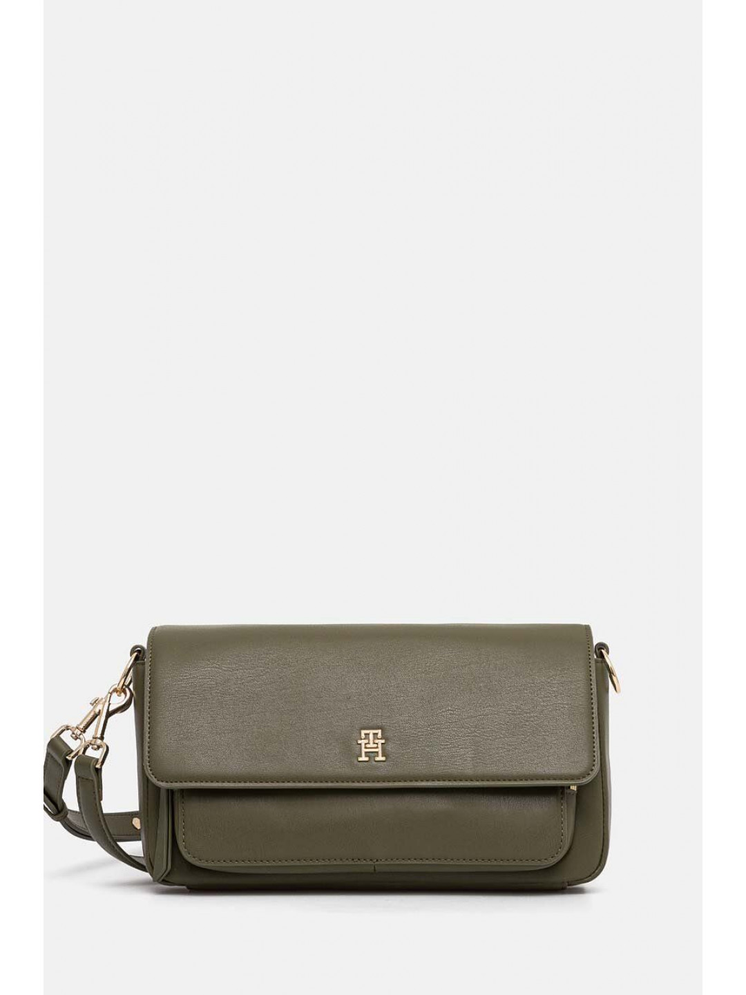 Kabelka Tommy Hilfiger černá barva AW0AW16286