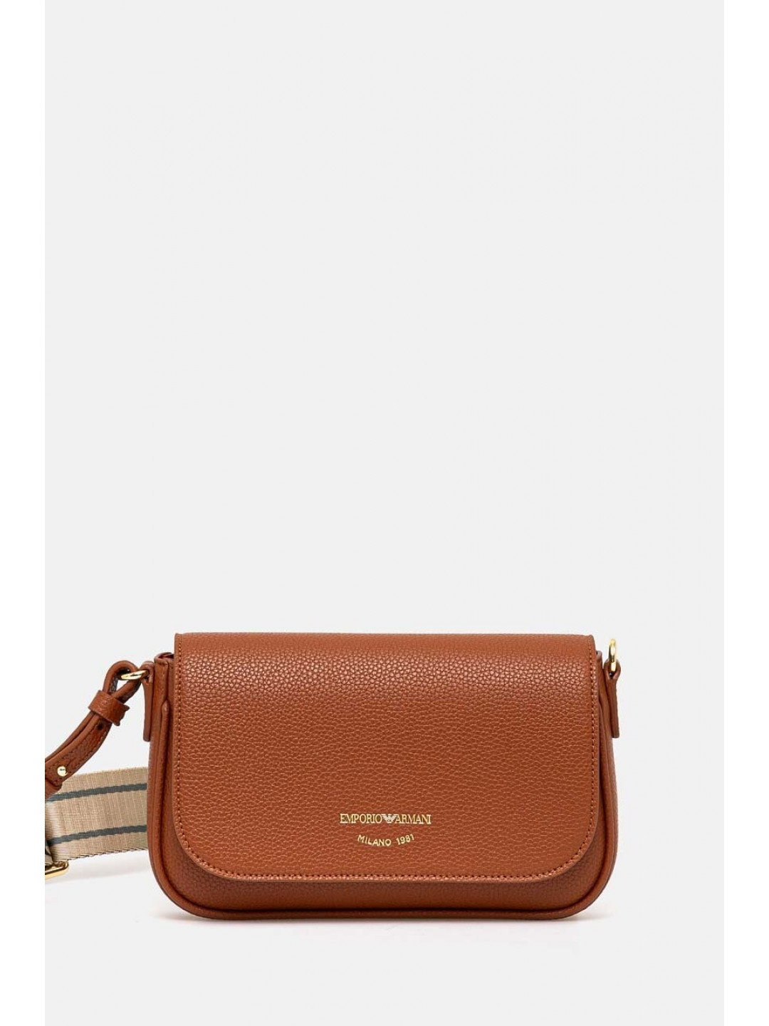 Kabelka Emporio Armani hnědá barva EW000538 AF12103