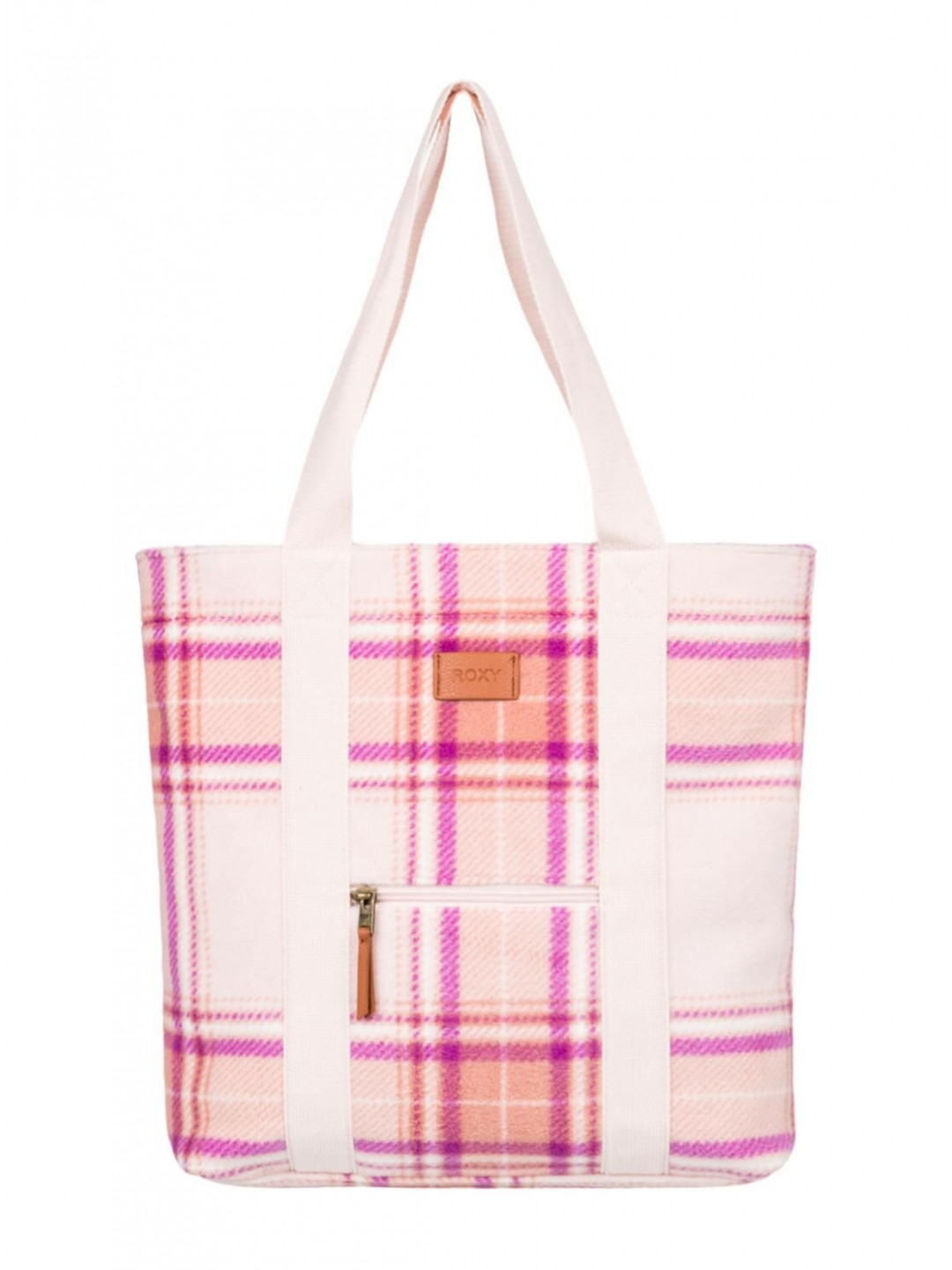 Roxy taška Fresh Oasis Tot Dusty Coral Decke Plaid Růžová Objem One Size