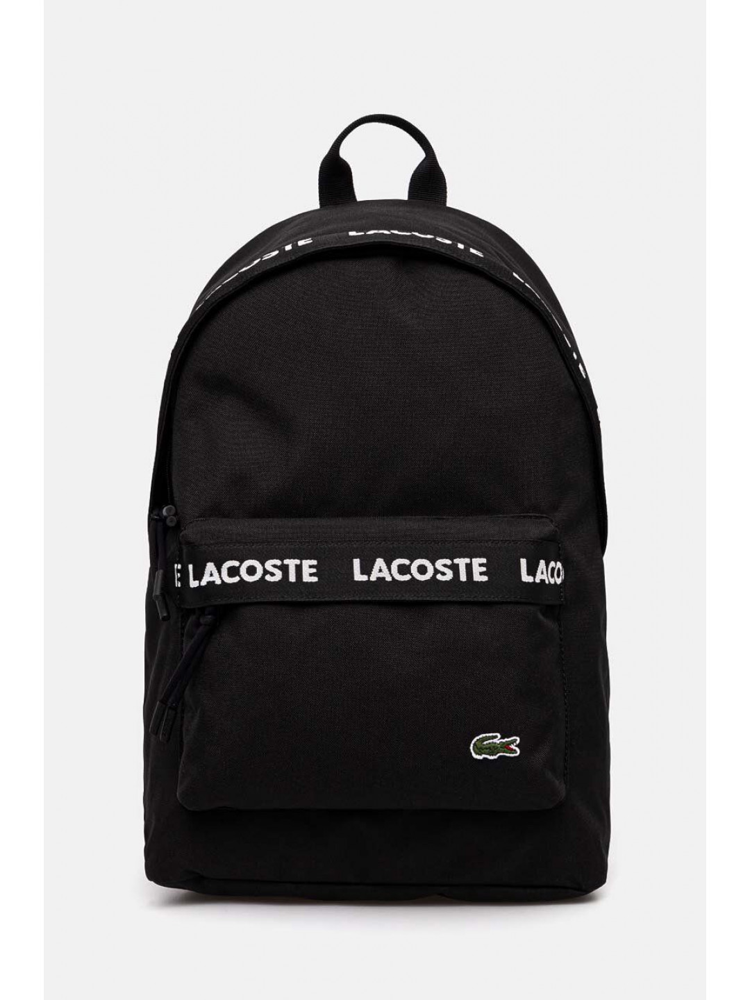 Batoh Lacoste černá barva velký s aplikací NU4685NZ