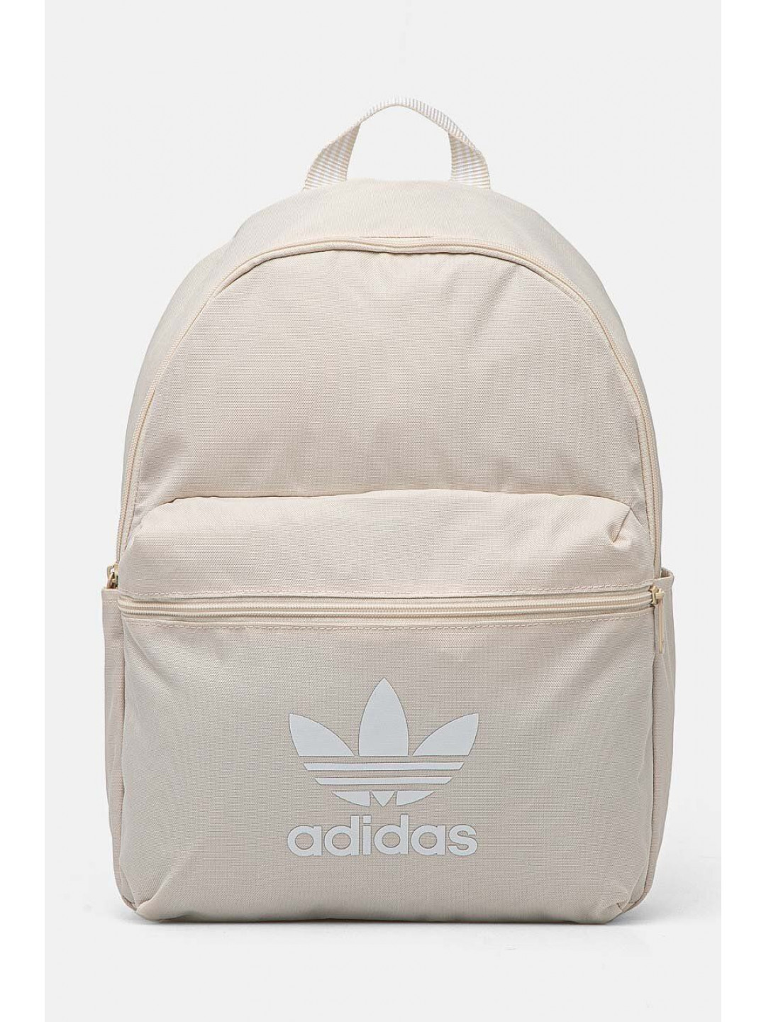 Batoh adidas Originals Adicolor béžová barva velký s potiskem IX7459