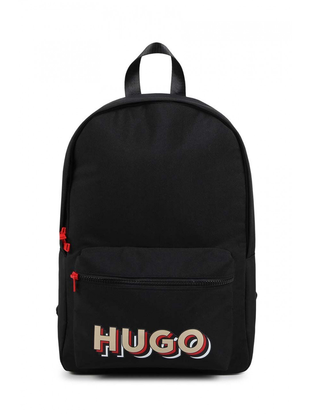 Dětský batoh HUGO černá barva velký s potiskem G00294