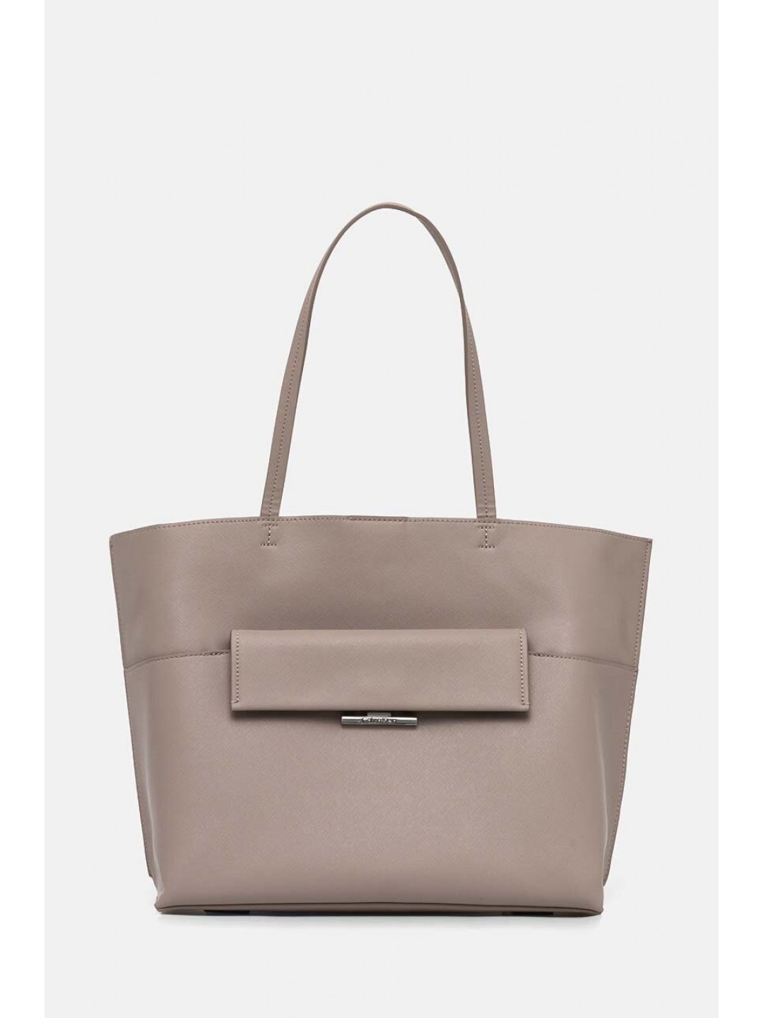 Kabelka Calvin Klein šedá barva K60K612556