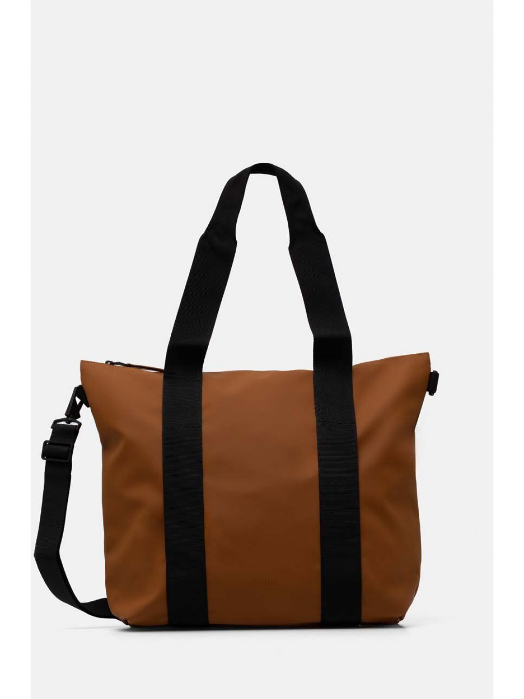 Taška Rains Tote Bag Mini W3 hnědá barva 14160-63
