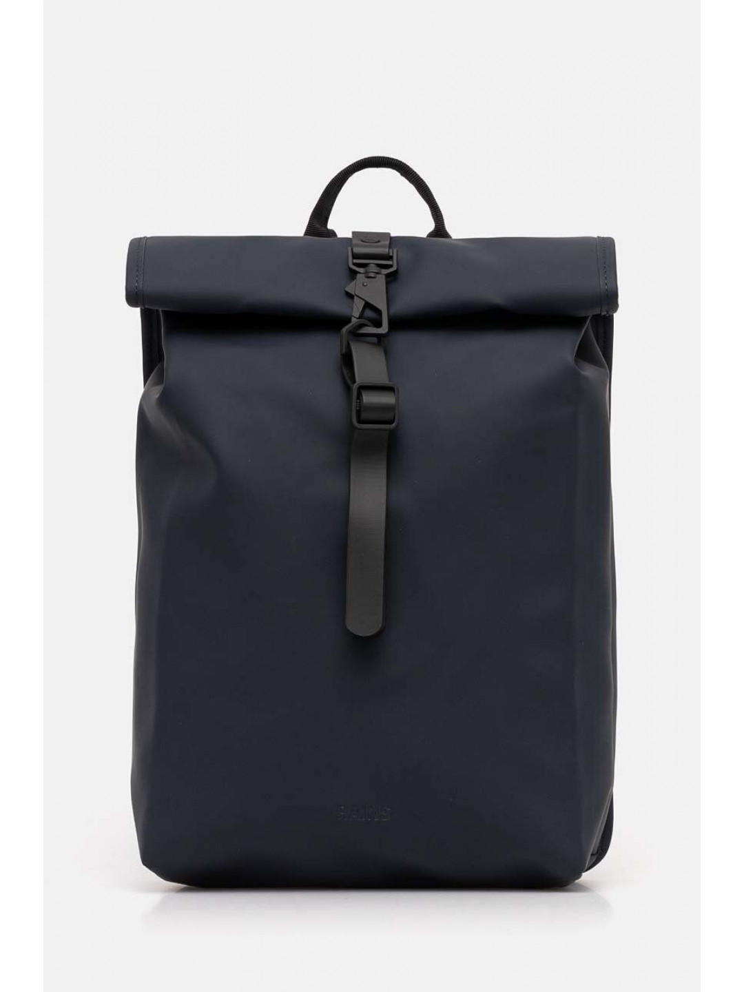 Batoh Rains Rolltop Rucksack Mini W3 tmavomodrá barva velký hladký 13330-47
