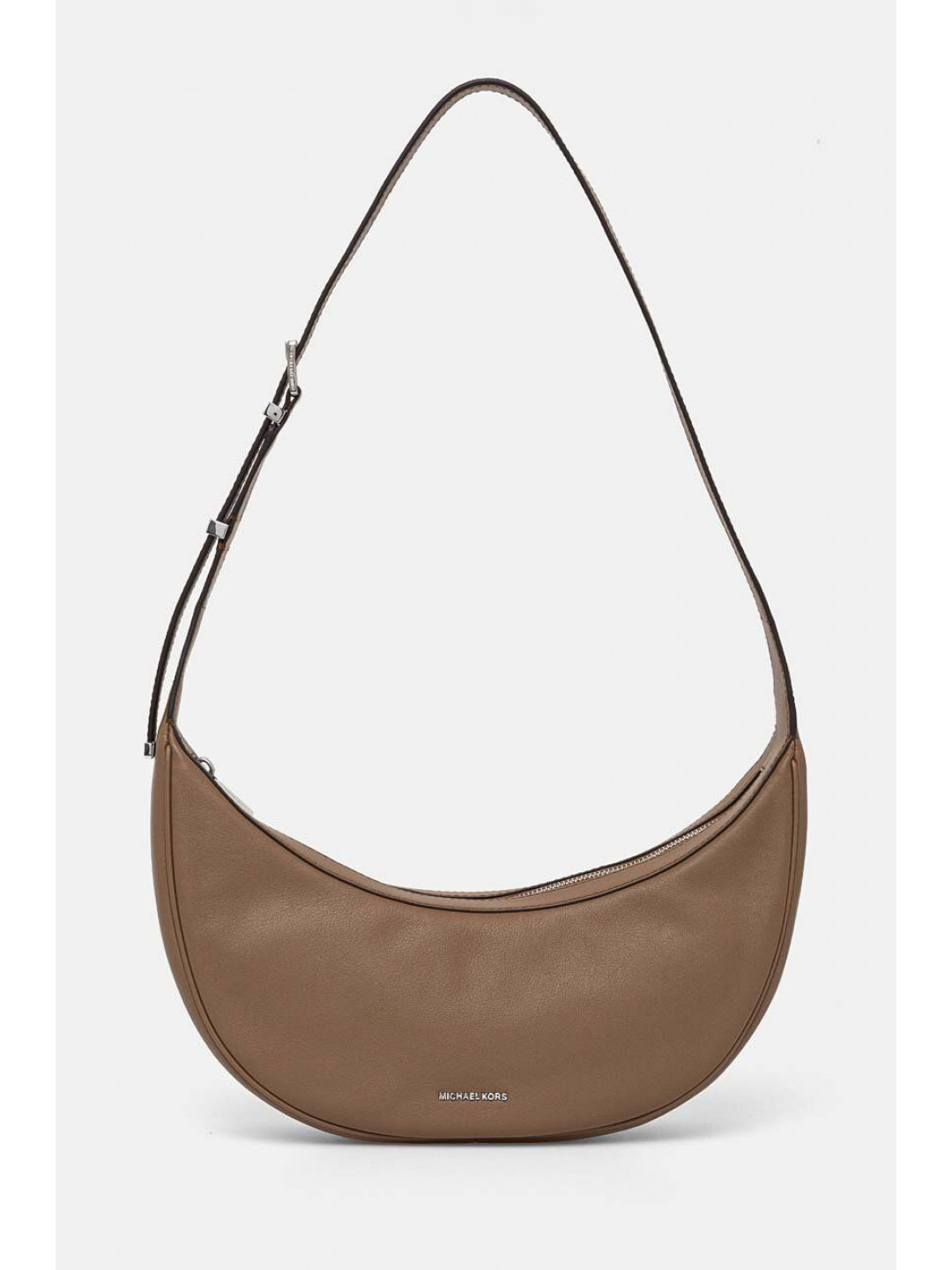 Kožená taška MICHAEL Michael Kors hnědá barva 32T4S1UC6L