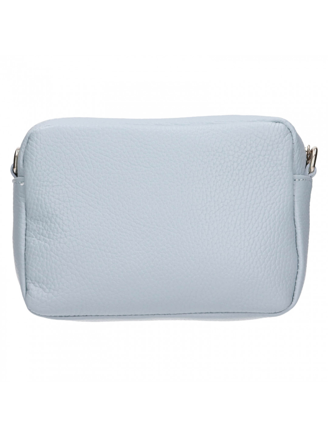 Dámská kožená crossbody kabelka Italia Marika – světle modrá