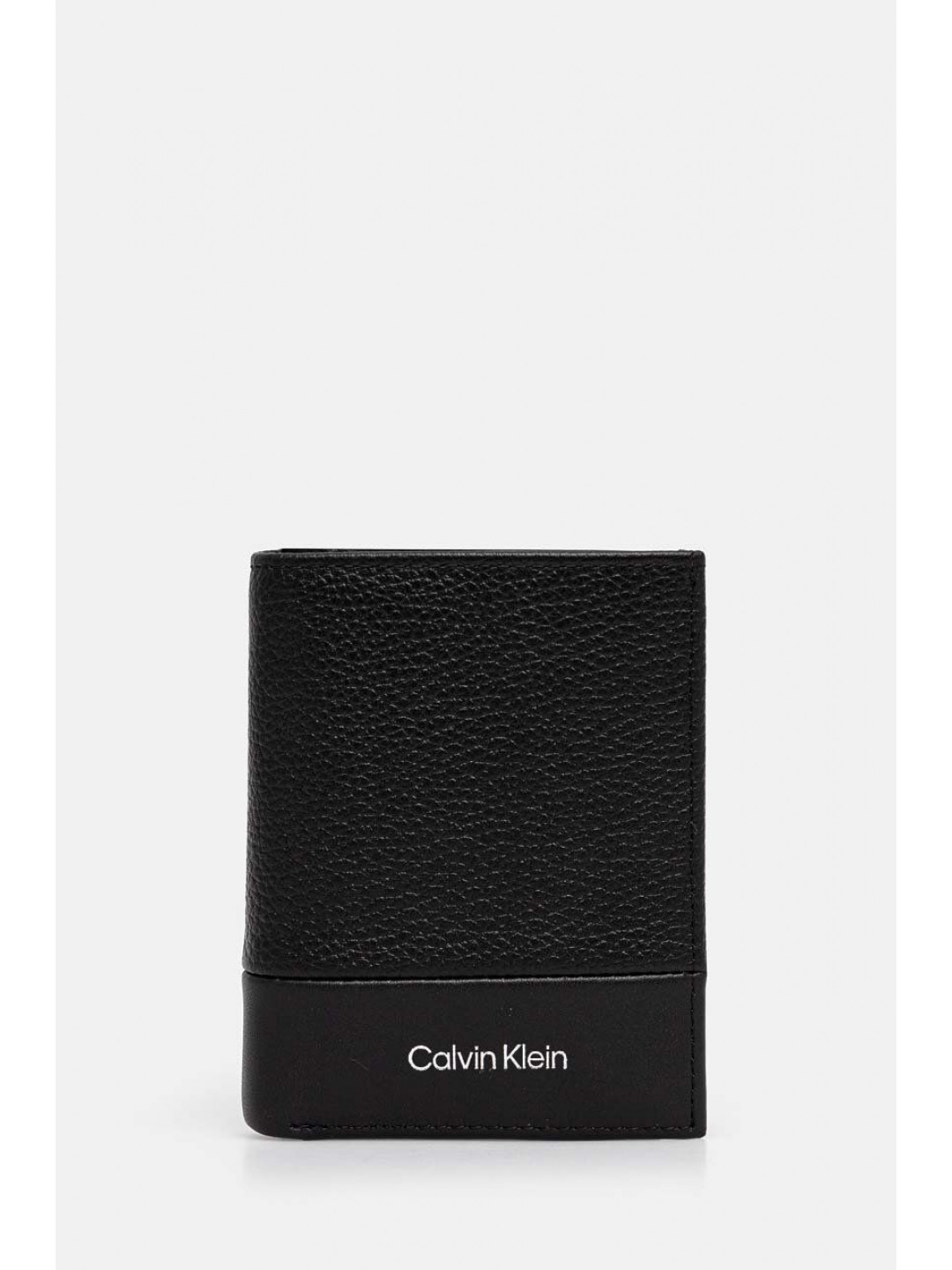 Kožená peněženka Calvin Klein černá barva K50K512316