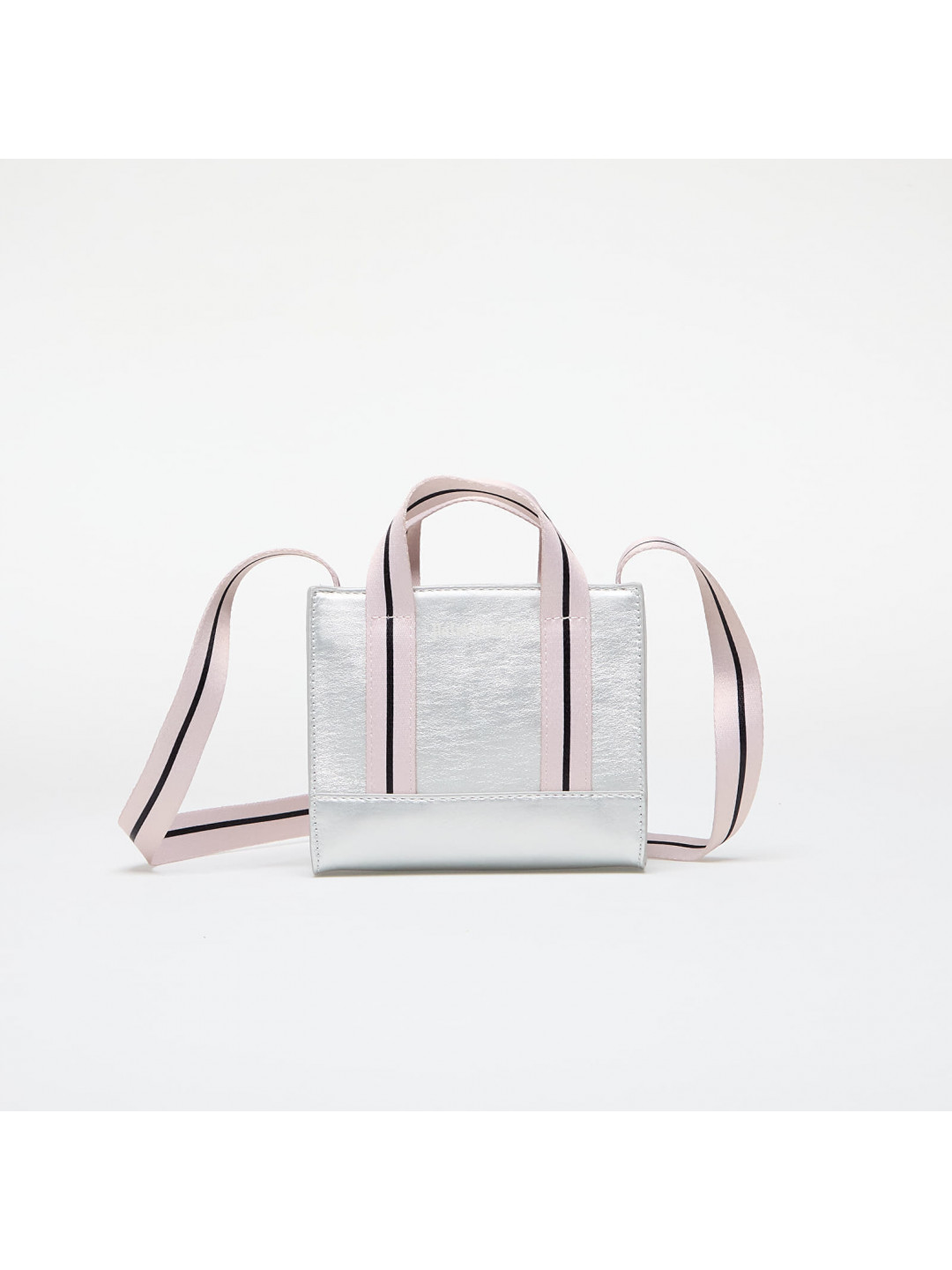 Taška Palm Angels Kids Palm Angels Kids Shiny Mini Tote Silver Off White Universal