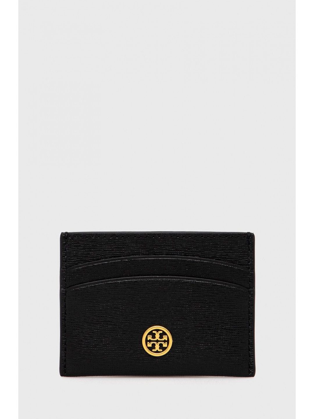 Kožená peněženka Tory Burch dámská černá barva