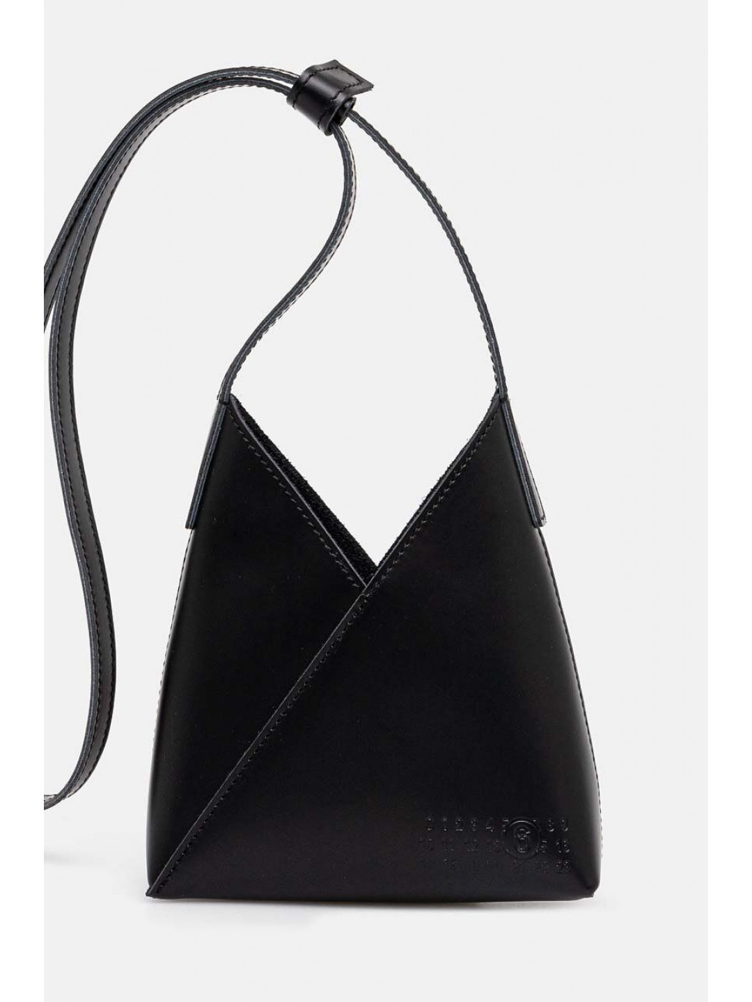 Kožená taška MM6 Maison Margiela černá barva SB6ZI0014 P7183