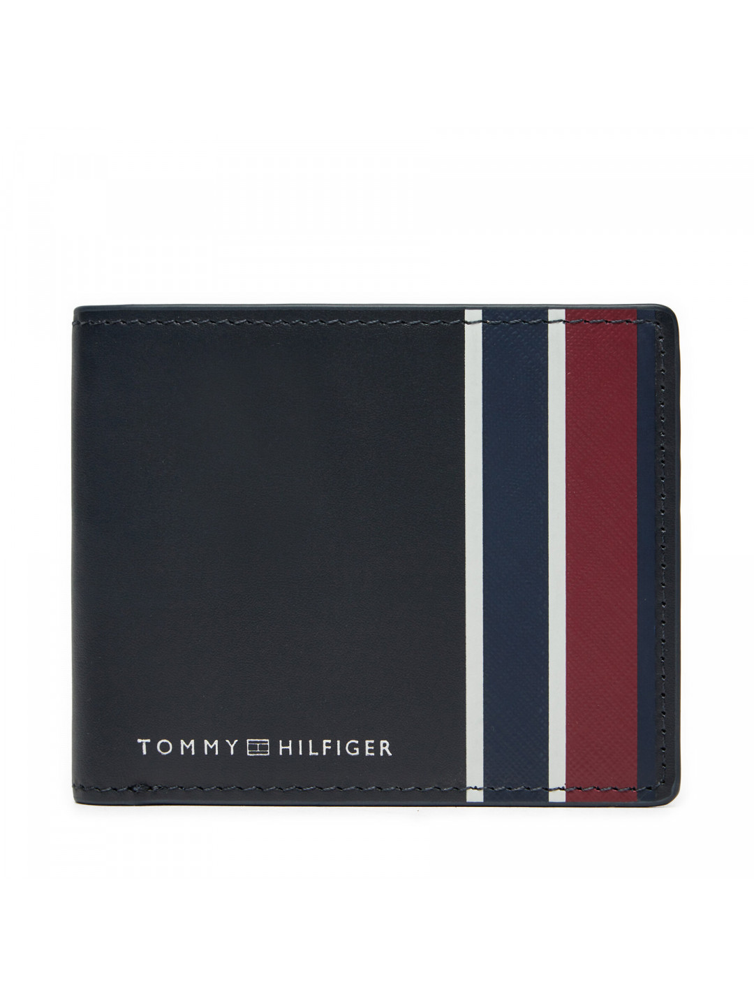 Malá pánská peněženka Tommy Hilfiger Th Corp Mini Cc AM0AM12779 Tmavomodrá