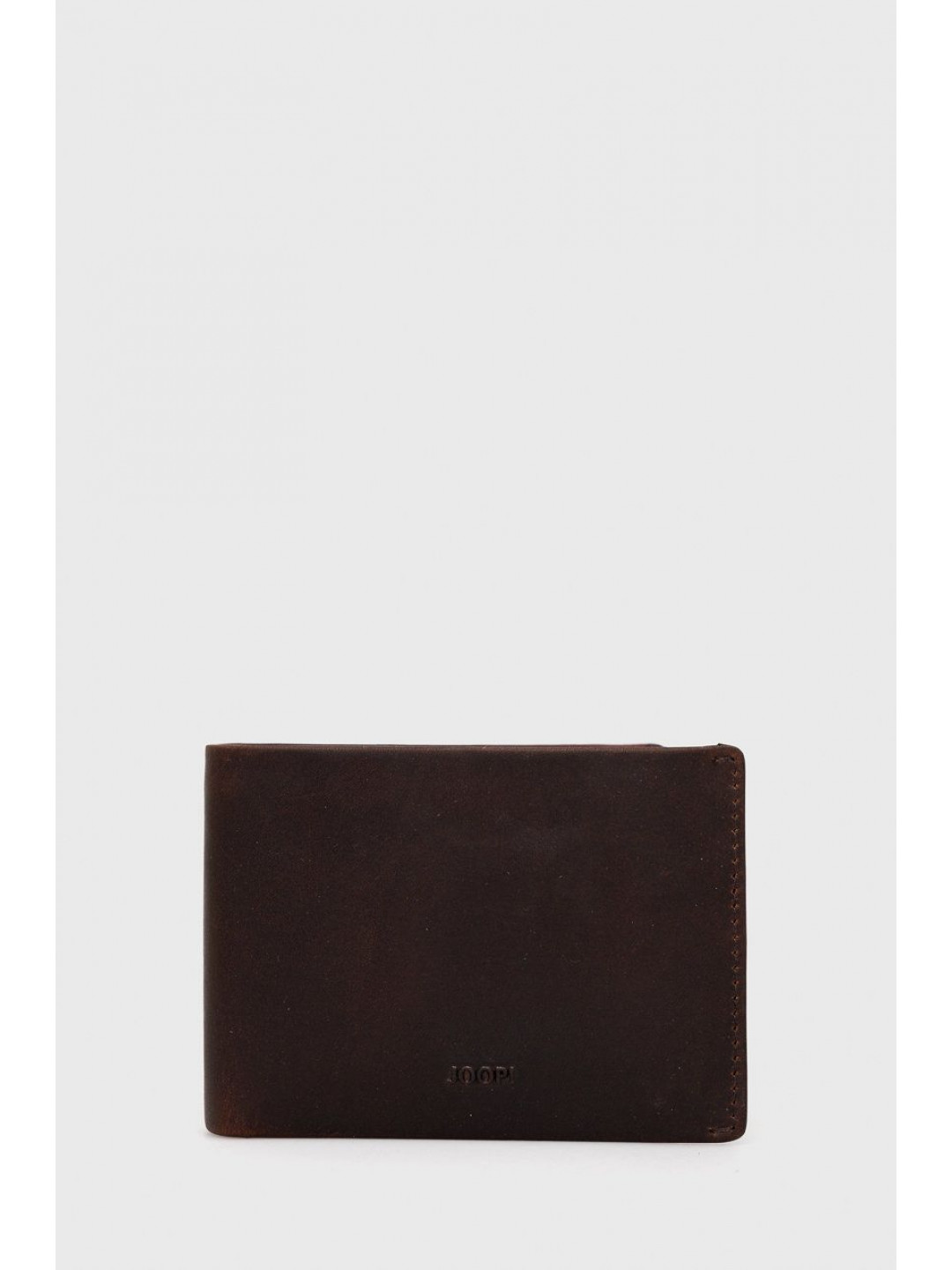 Kožená peněženka Joop hnědá barva