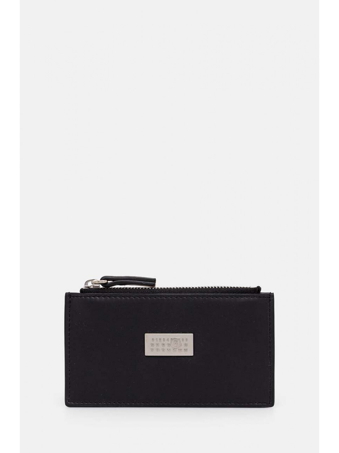 Kožená peněženka MM6 Maison Margiela černá barva SA5UI0016 P7179