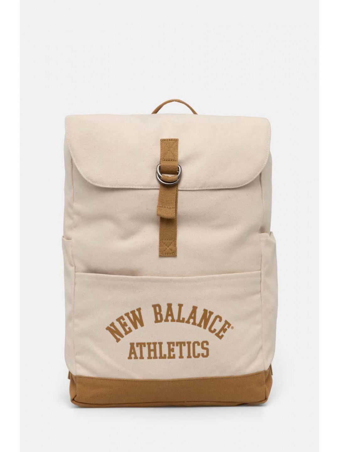 Batoh New Balance béžová barva velký s potiskem LAB23170GIN