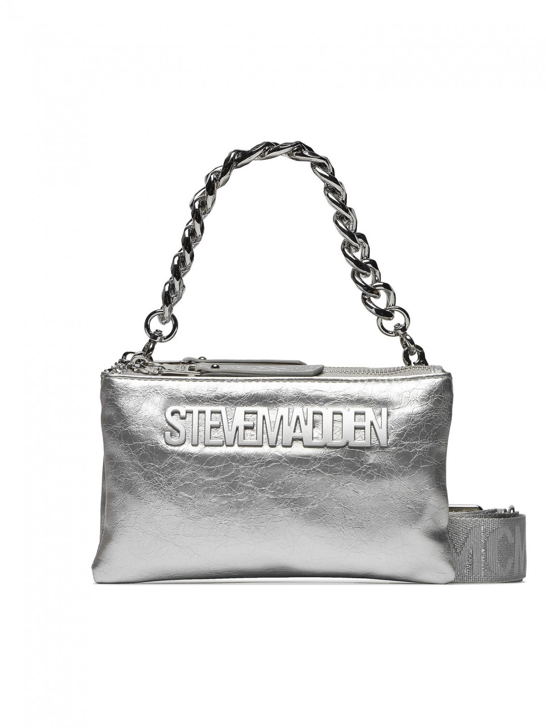 Steve Madden Kabelka Bnicco SM13001162-SIL Stříbrná