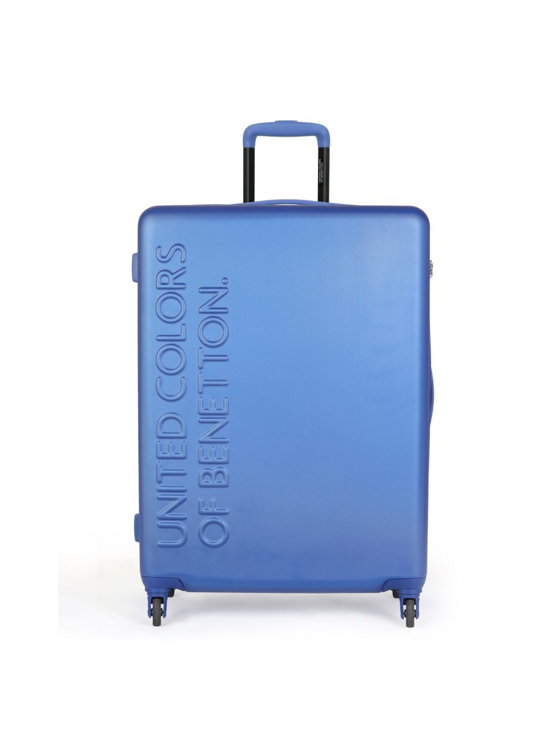 United Colors of Benetton Skořepinový cestovní kufr UCB Large 100 l – modrá