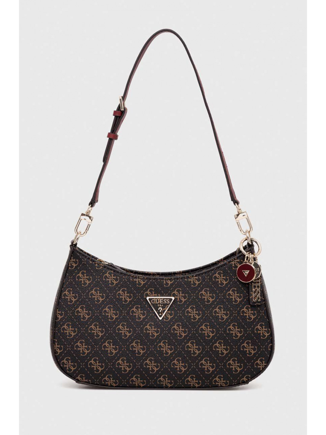 Kabelka Guess NOELLE hnědá barva HWQL78 79180