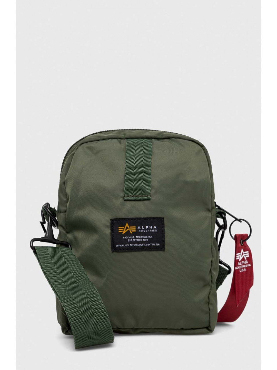 Ledvinka Alpha Industries zelená barva 196924 01-SageGreen