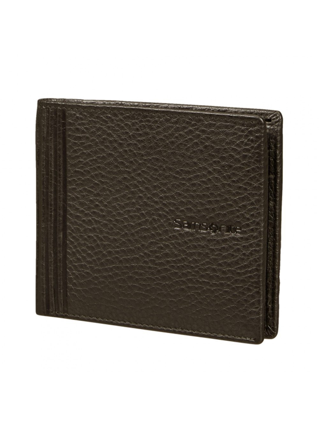 Samsonite Pánská kožená peněženka Double Leather SLG – hnědá