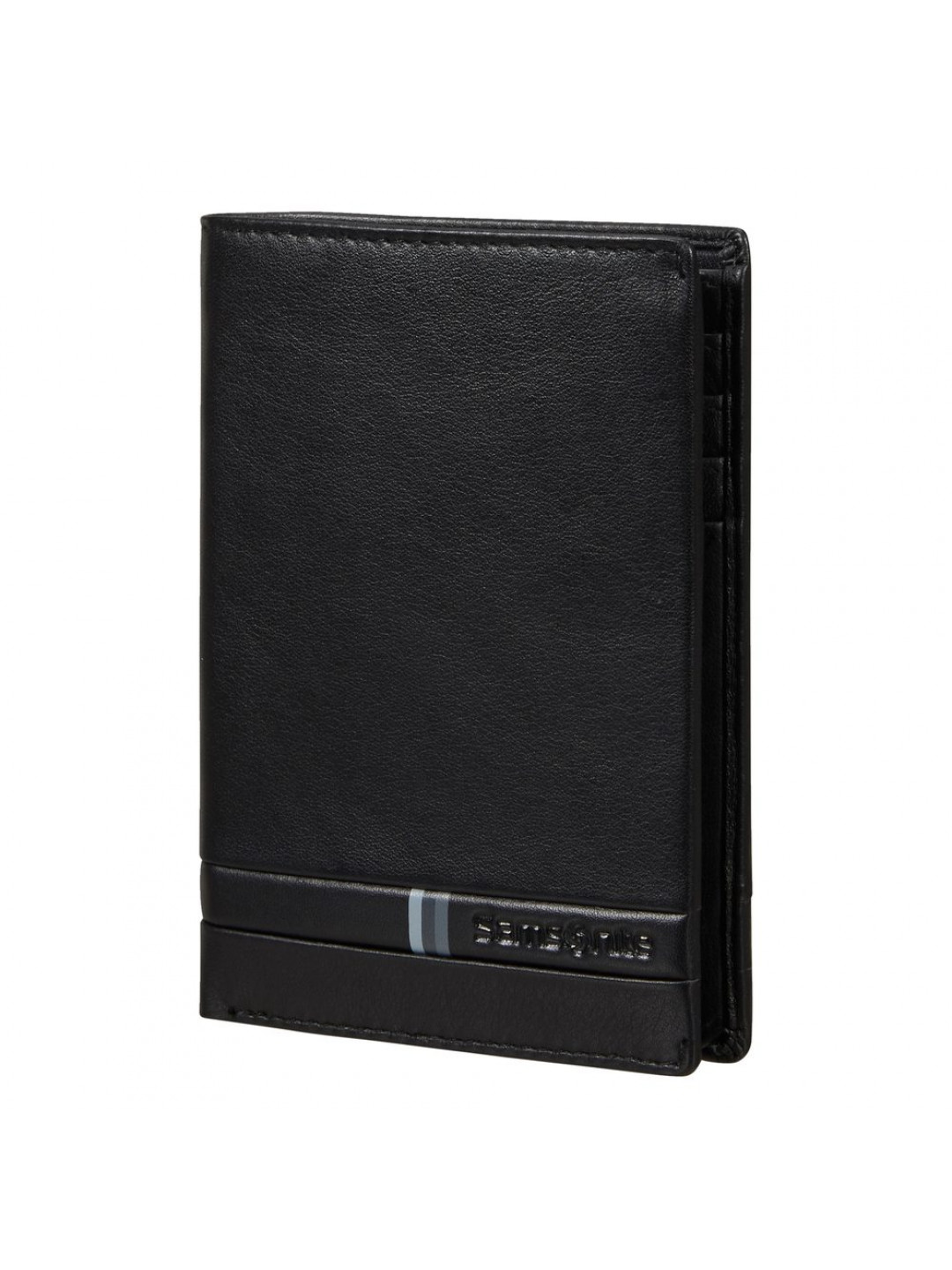Samsonite Pánská kožená peněženka Flagged SLG 145 – černá