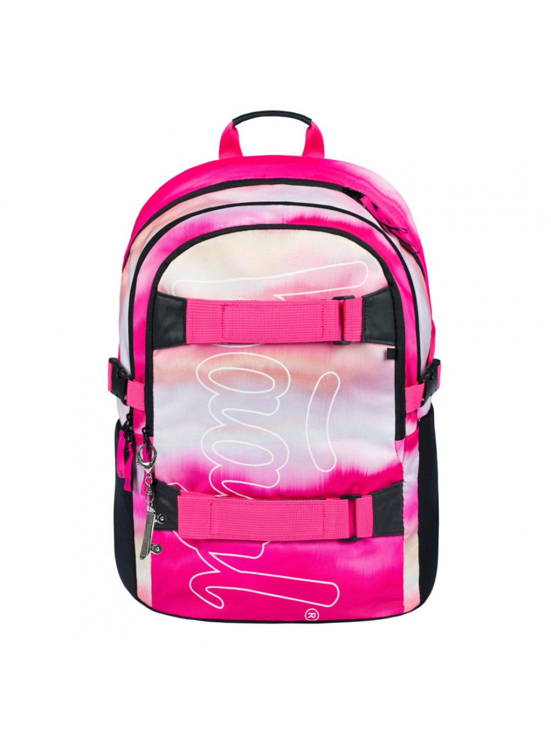 BAAGL Školní batoh Skate Pink Stripes 25 l